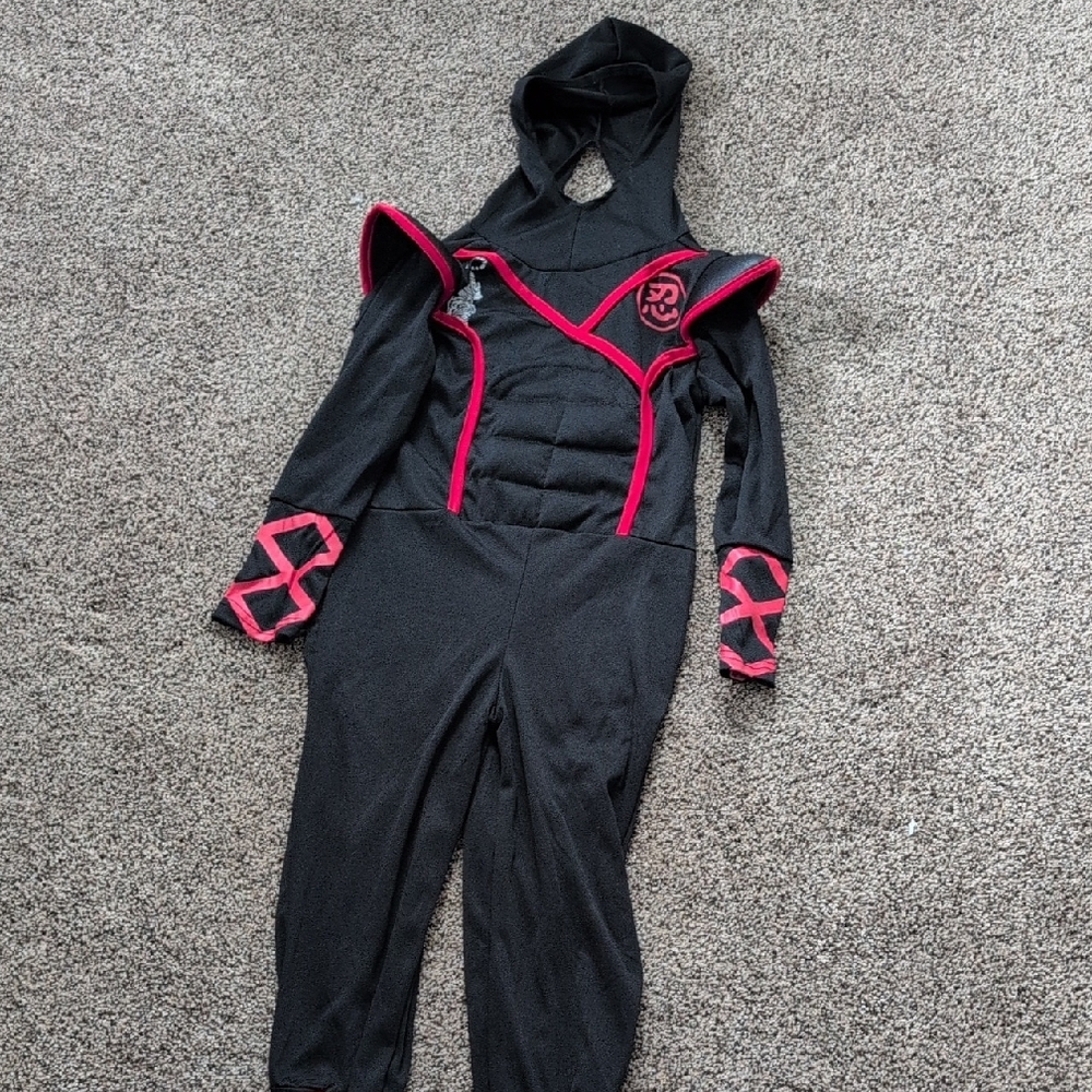 Black and Red Hooded Costume